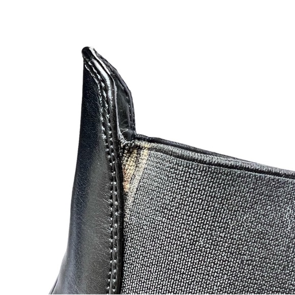 KOI Footwear block heel Chelsea boot black Faux Leather size 8 UK - US 9.5 - Picture 10 of 10